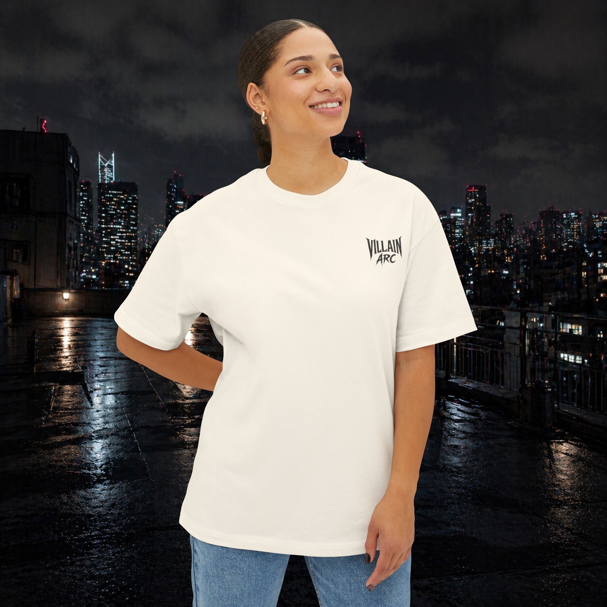 Villain Acc. Boxy Tee — Oversized Graphic T‑Shirt
