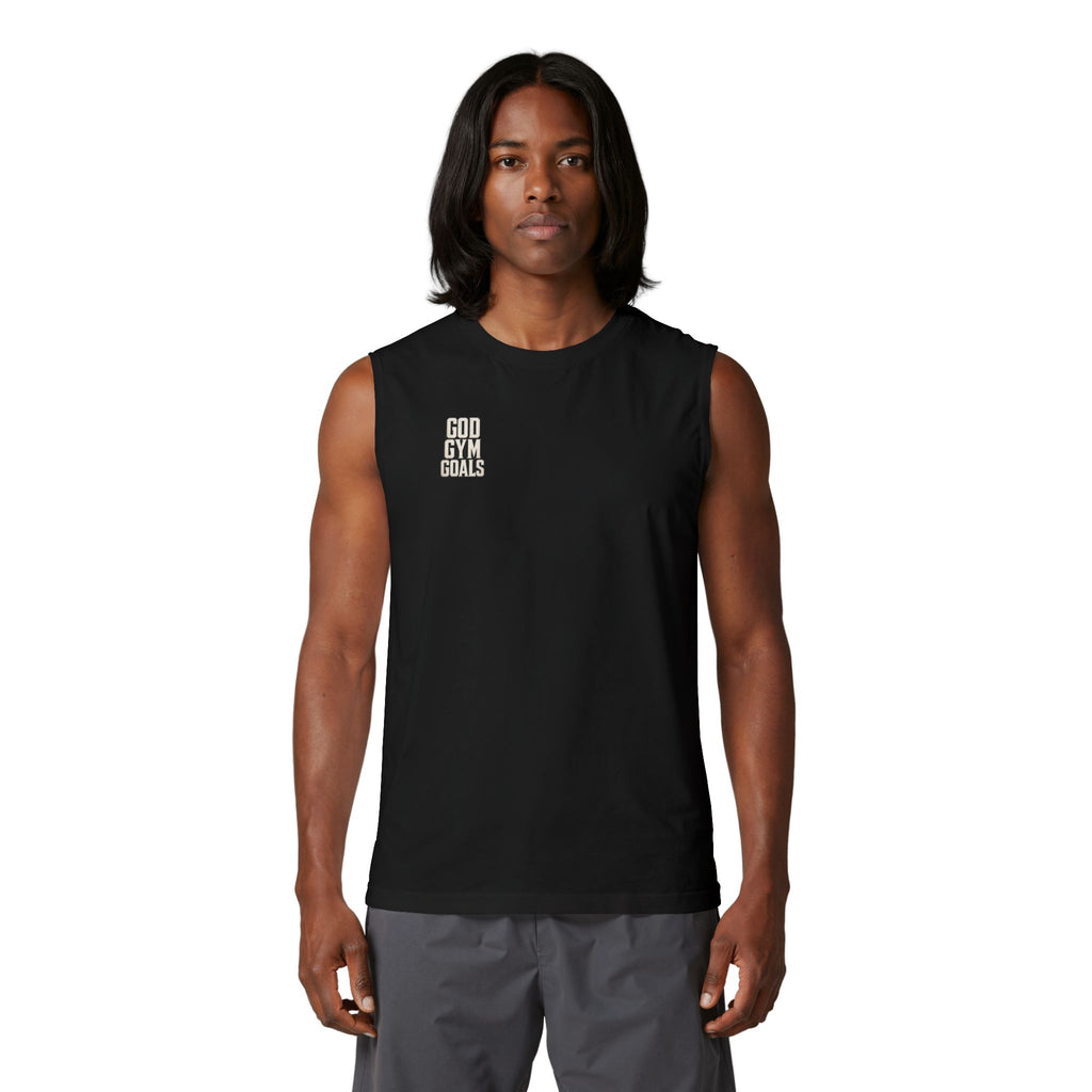 God Gym Goals Muscle Tank — Inspirational Workout Tank Top