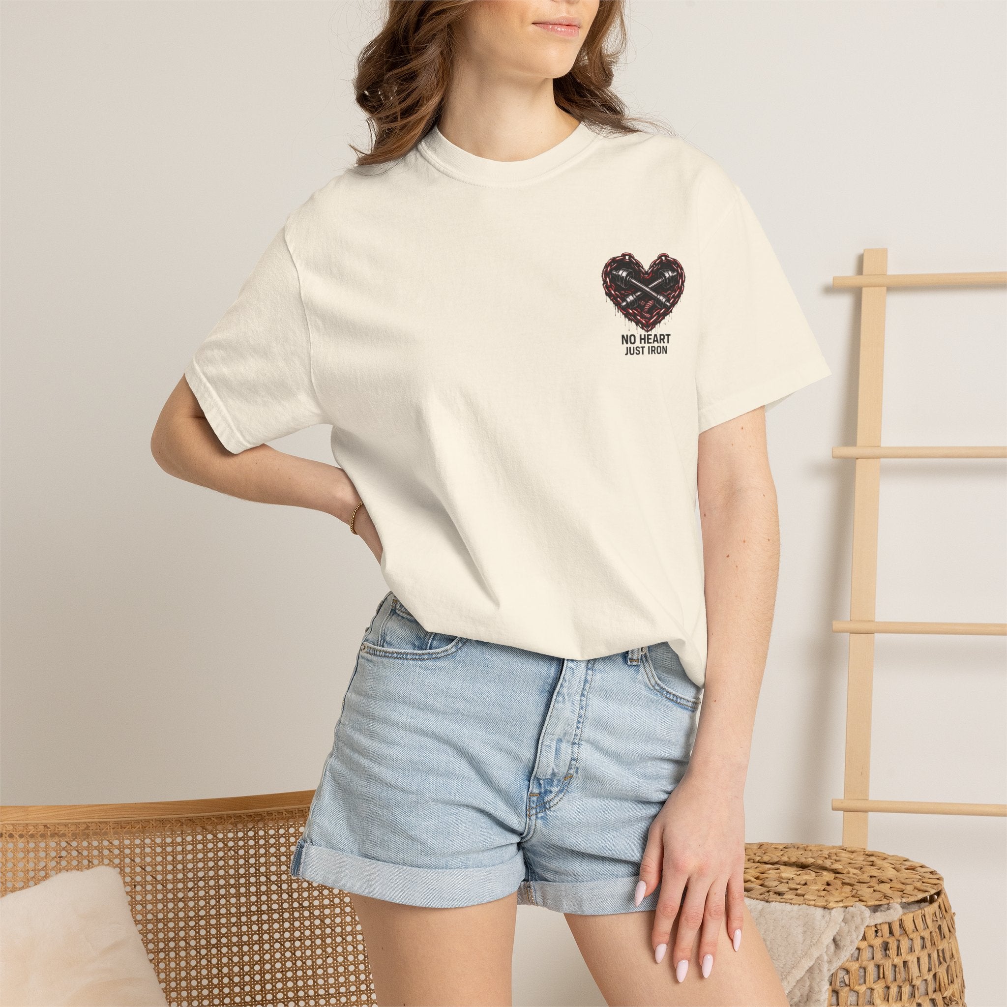 Copy of Gym Streetwear Comfort Tee — Trendy Plus-Size Garment-Dyed T-Shirt