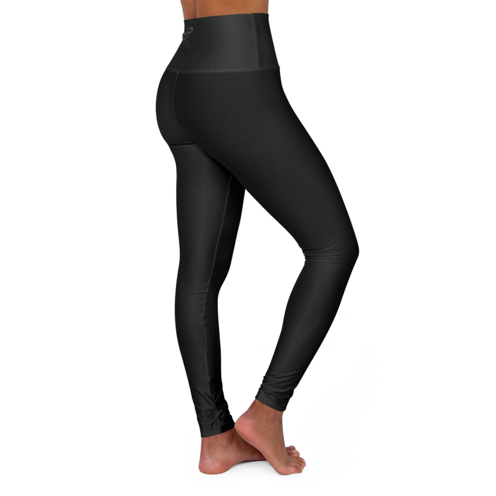 High-Waist Yoga Leggings – All-Over Print Athletic Tights