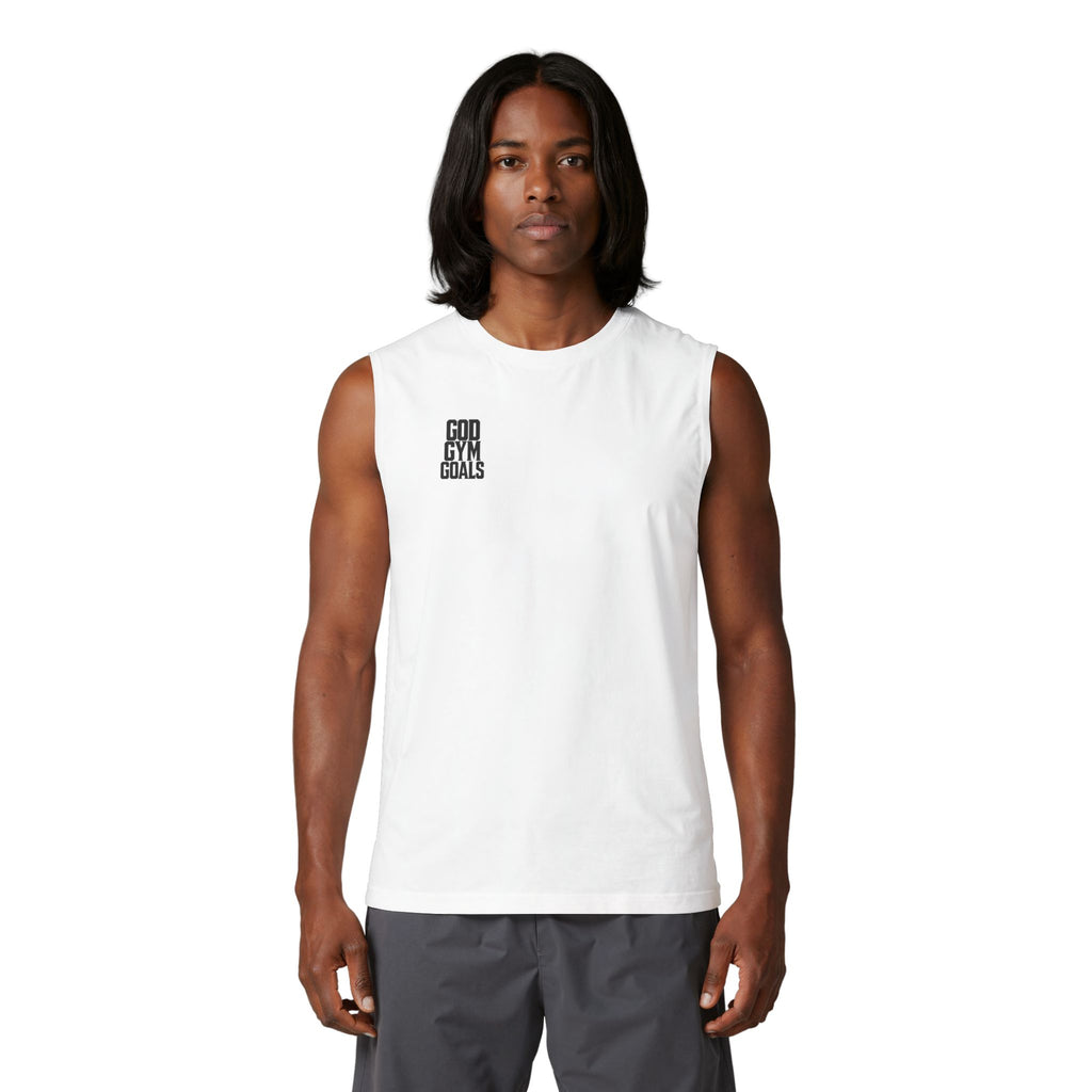 God Gym Goals Muscle Tank — Inspirational Workout Tank Top