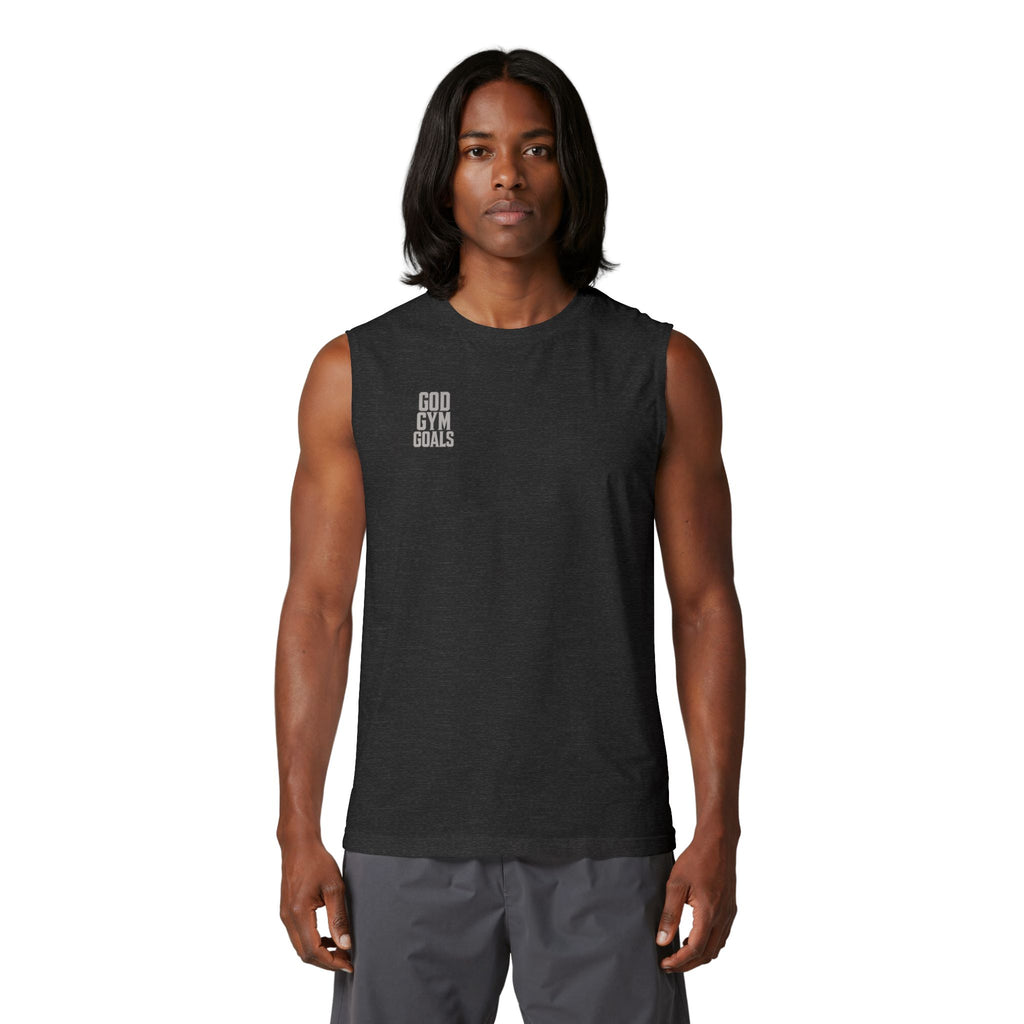 God Gym Goals Muscle Tank — Inspirational Workout Tank Top