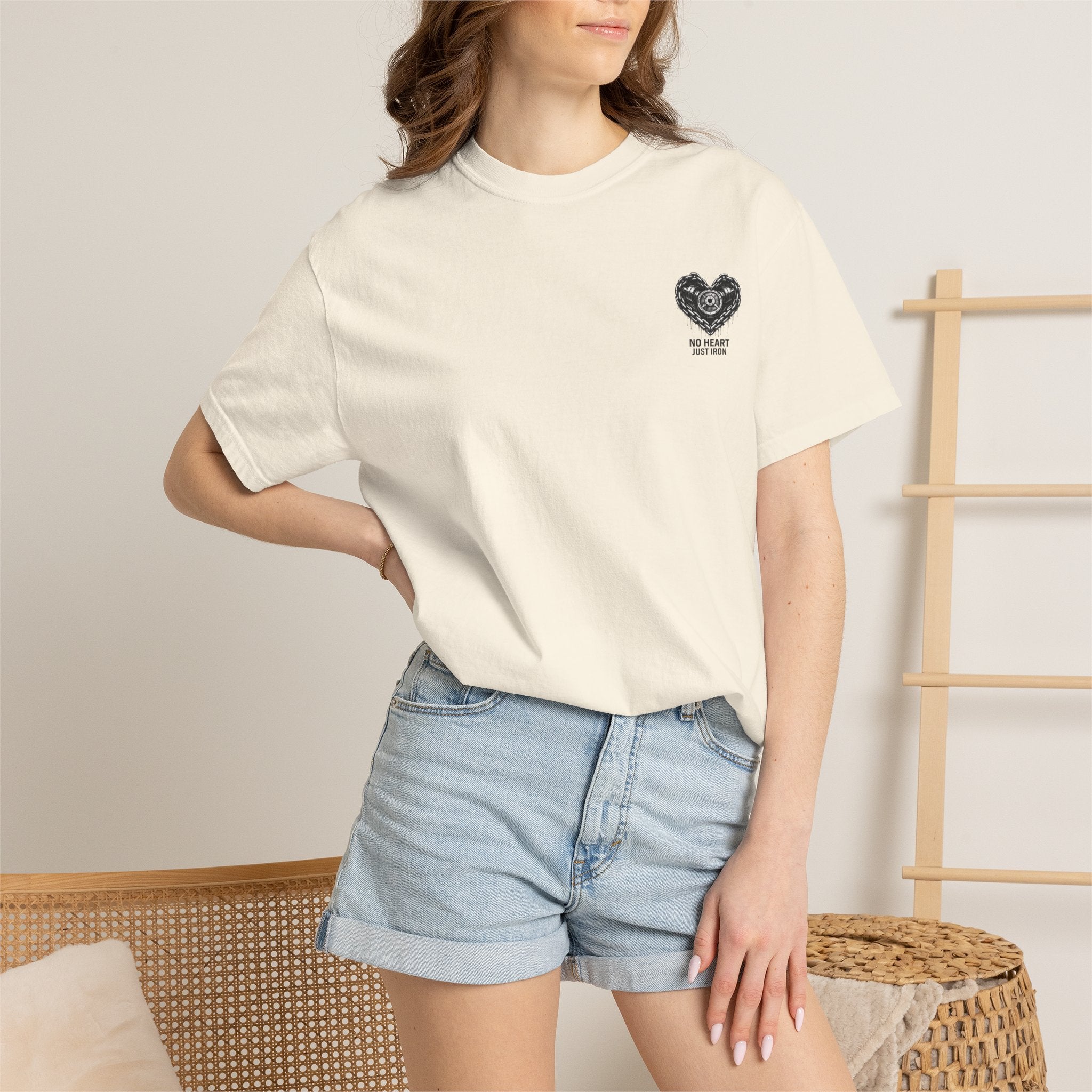 Copy of Gym Streetwear Comfort Tee — Trendy Plus-Size Garment-Dyed T-Shirt