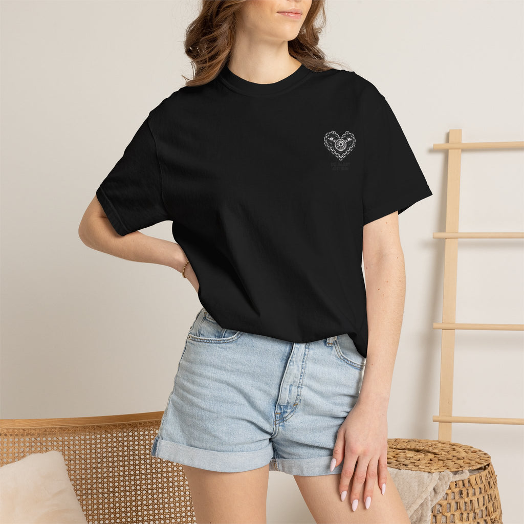 Copy of Gym Streetwear Comfort Tee — Trendy Plus-Size Garment-Dyed T-Shirt