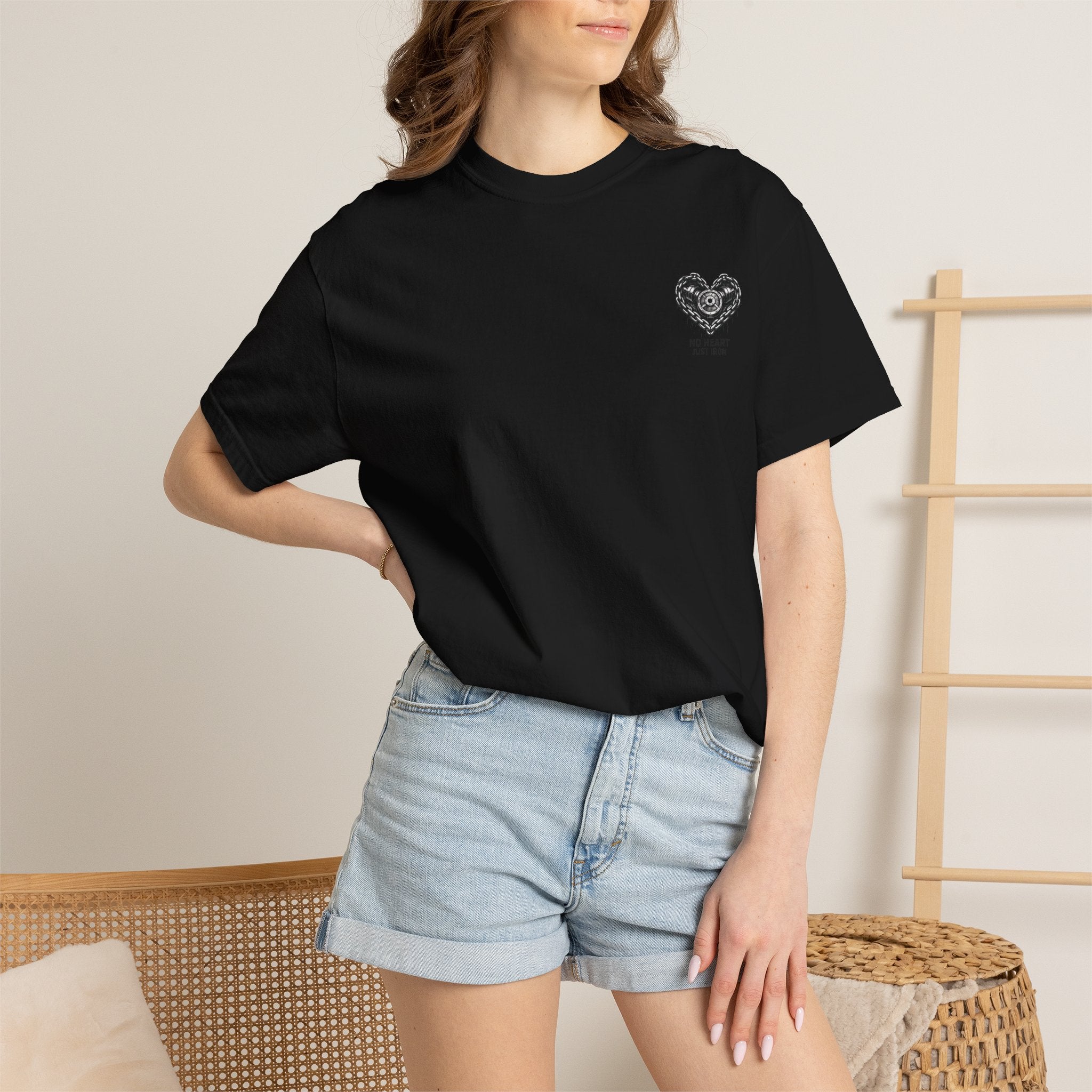 Copy of Gym Streetwear Comfort Tee — Trendy Plus-Size Garment-Dyed T-Shirt