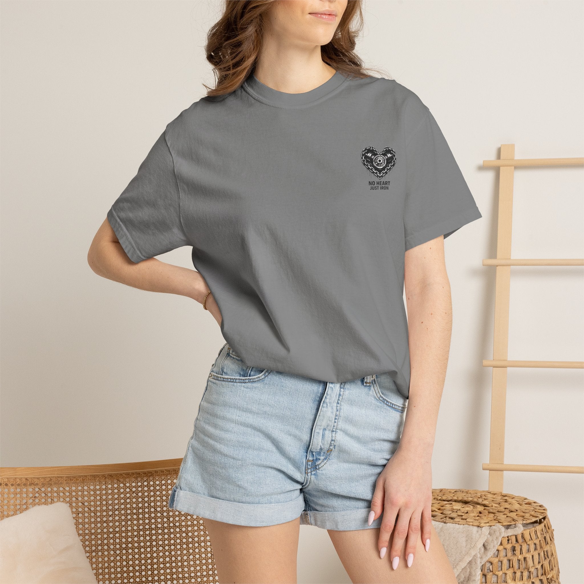 Copy of Gym Streetwear Comfort Tee — Trendy Plus-Size Garment-Dyed T-Shirt